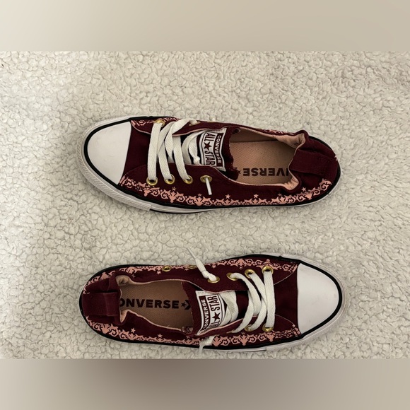 Converse Burgundy Shoreline Sneakers - Picture 2 of 5